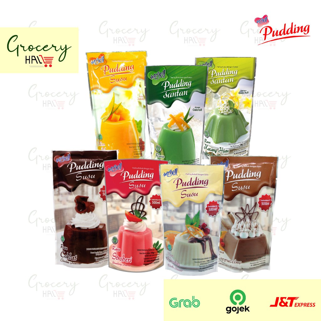 Nutrijell PUDDING MILK ALL VARIANTS | Shopee Malaysia
