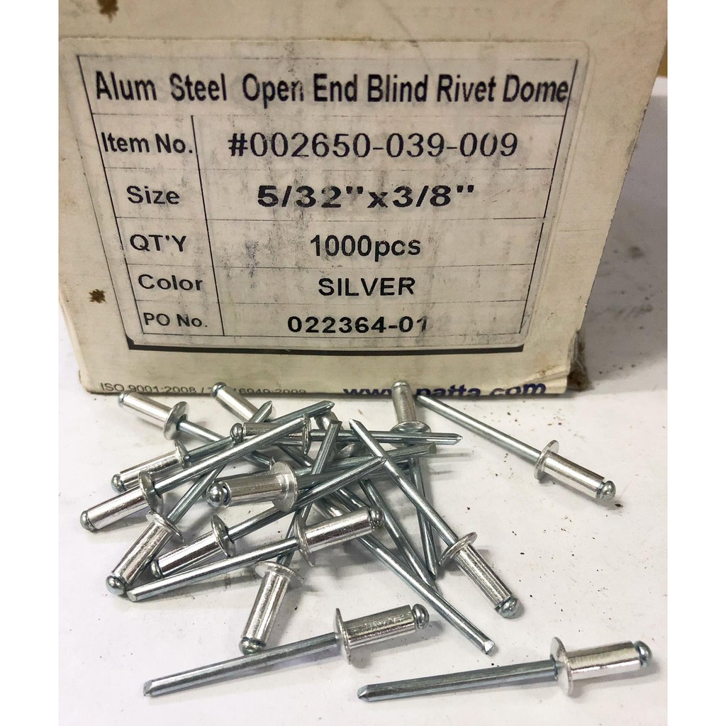 [1000pcs/Box] 5/32 x 3/8