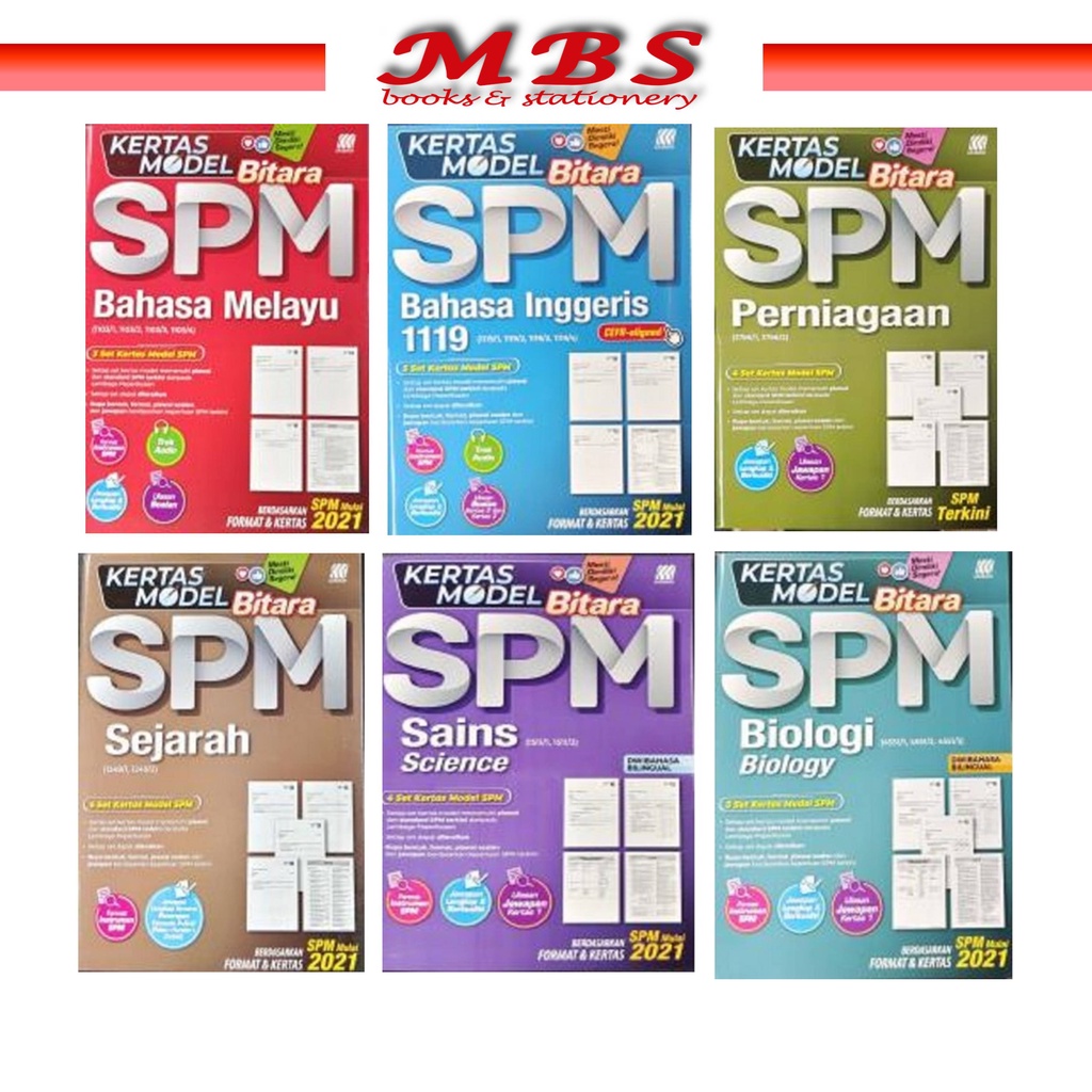 Buku Latihan Kertas Model Bitara Spm 2022 Shopee Malaysia 