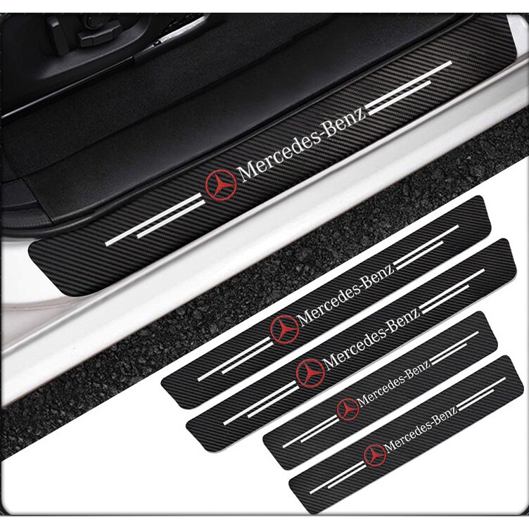 4PCS For Mercedes Benz C200 W210 W211 W220 W201 W202 W205 W208 Carbon