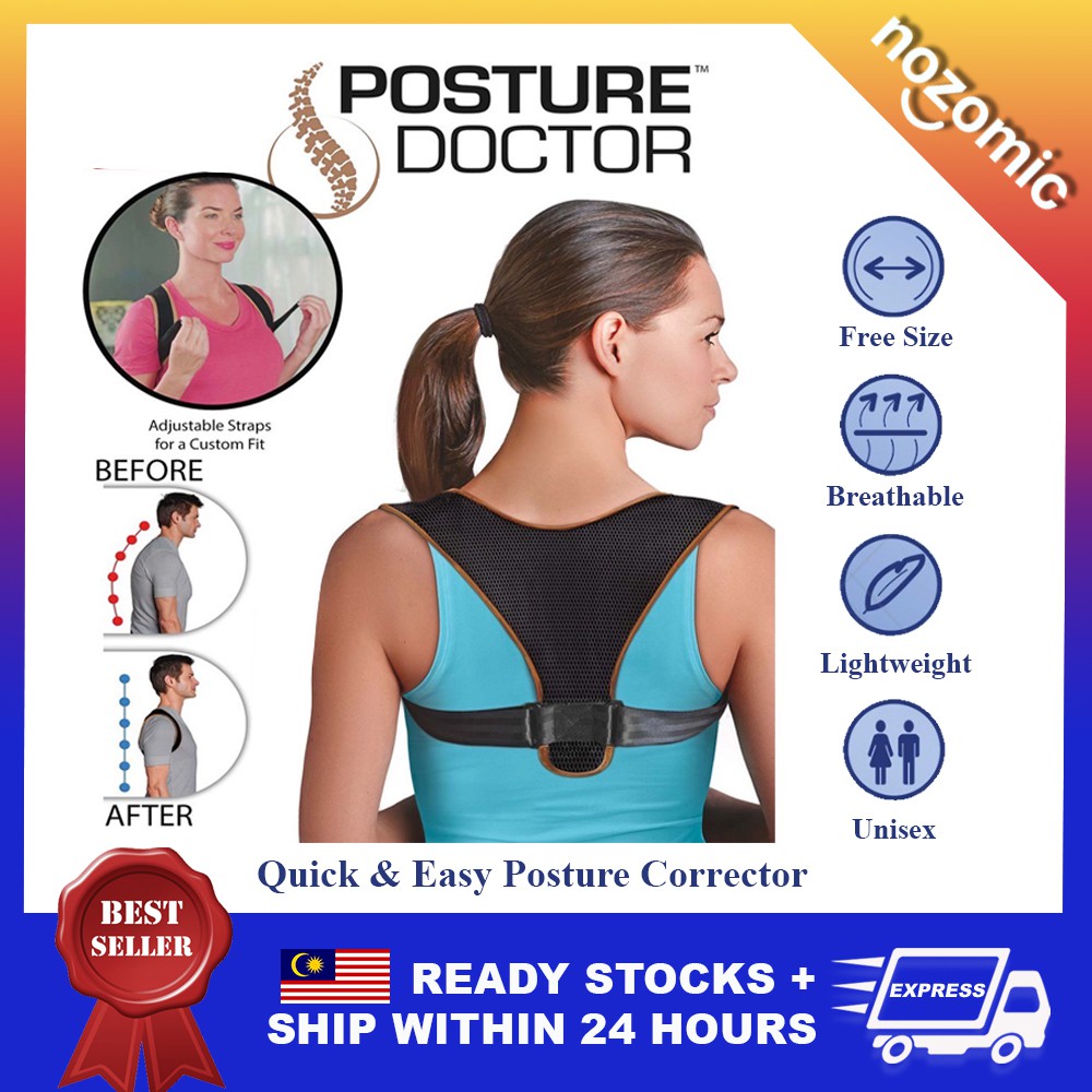 Posture Doctor Posture Support Brace Penyokong Belakang Posture ...