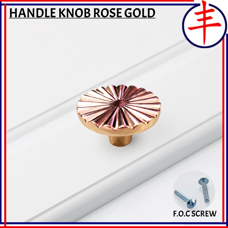 New Design Zinc Alloy Circular Cabinet Door Wardrobe Handle Bedroo Cabinet Door Pulls Knobs - Door Handle, Furniture Handles Knobs