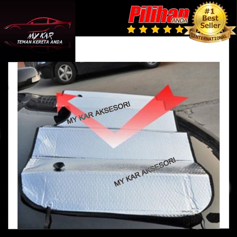 Auto Car Front / Rear Windscreen Foldable Reflective Sunshade ...