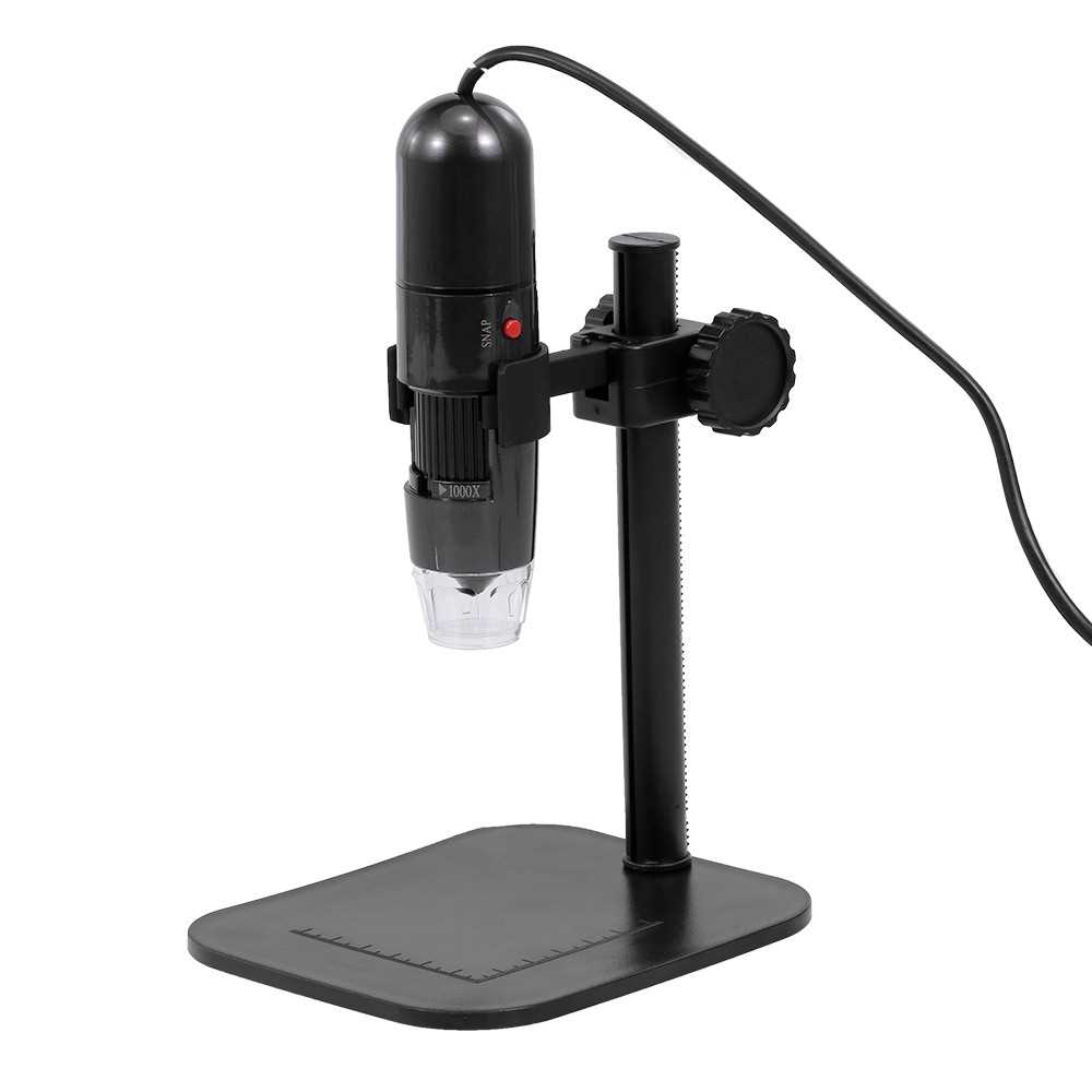 Digital Microscope 50X to 1000X Zoom HD Microscope USB Magnifier 8 LED