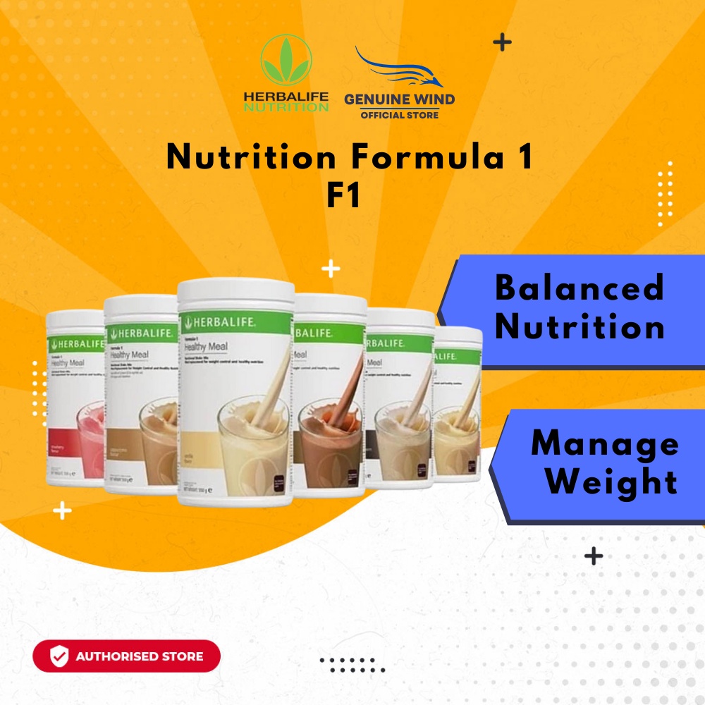 Herbalife Nutrition Formula 1 F1 [Variant Flavor] / Balanced Nutrition