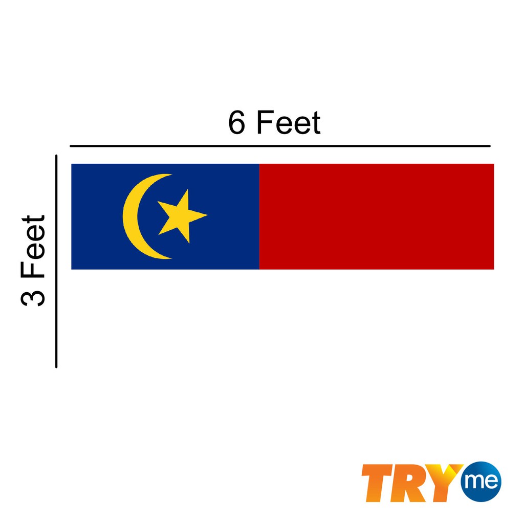 Melaka Flag (3 x 6 Feet) | Shopee Malaysia