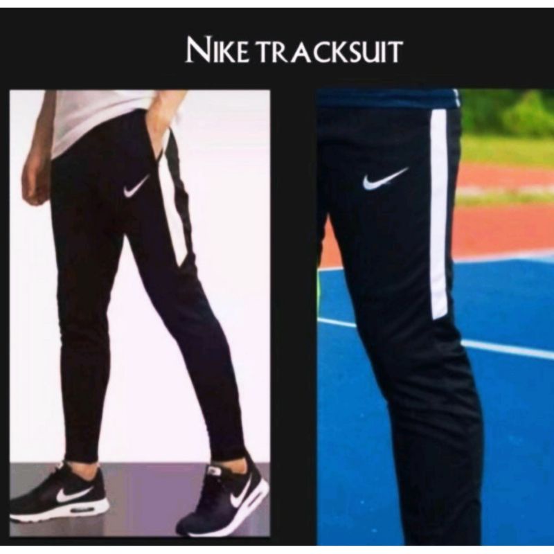 TRACKSUIT SUKAN MEN WOMEN SELUAR TRACK SUIT SLIM FIT NIKE NEW | Shopee ...