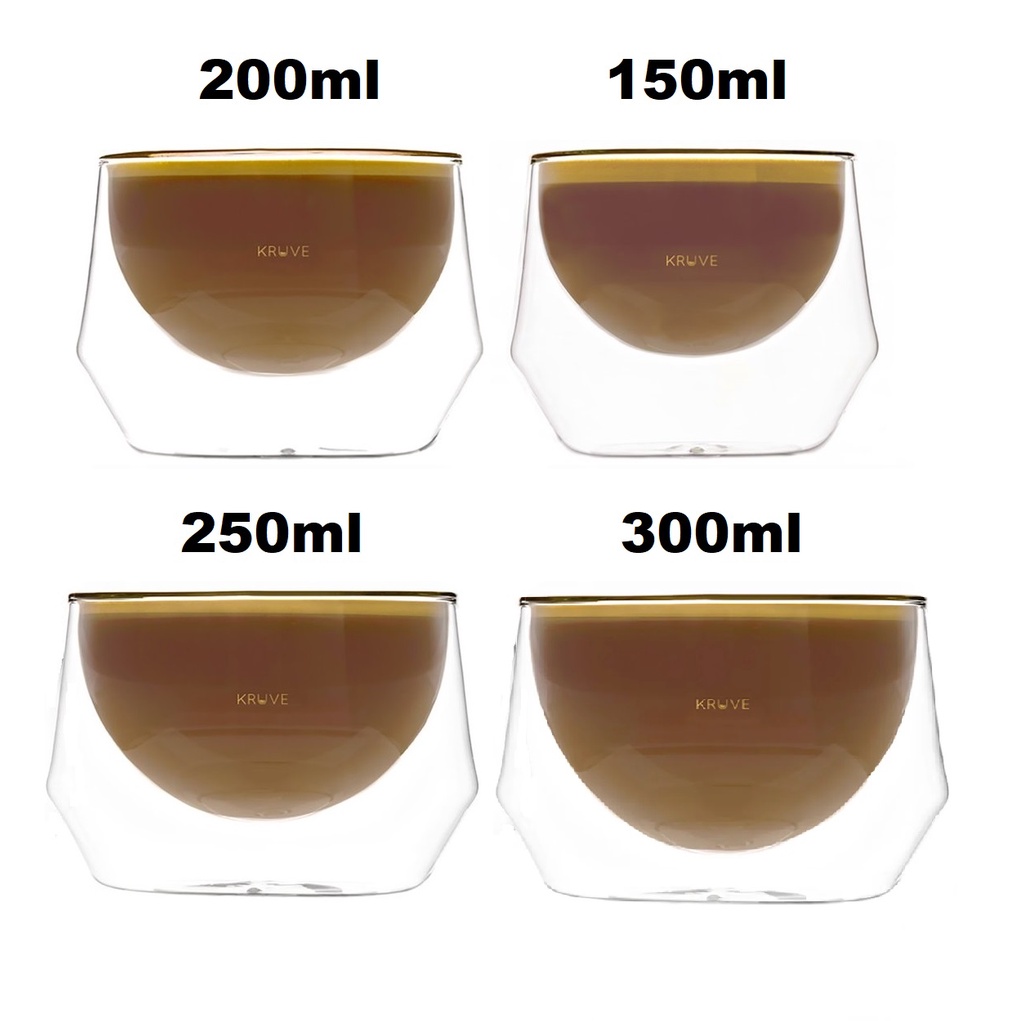 KRUVE EQ Glassware Espresso Shot Glass Coffee Shot Glass Sensory Glass ...