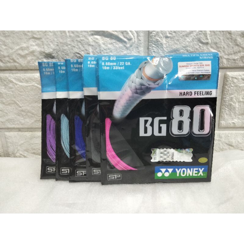 Yonex BG80 badminton Racket String Original | Shopee Malaysia