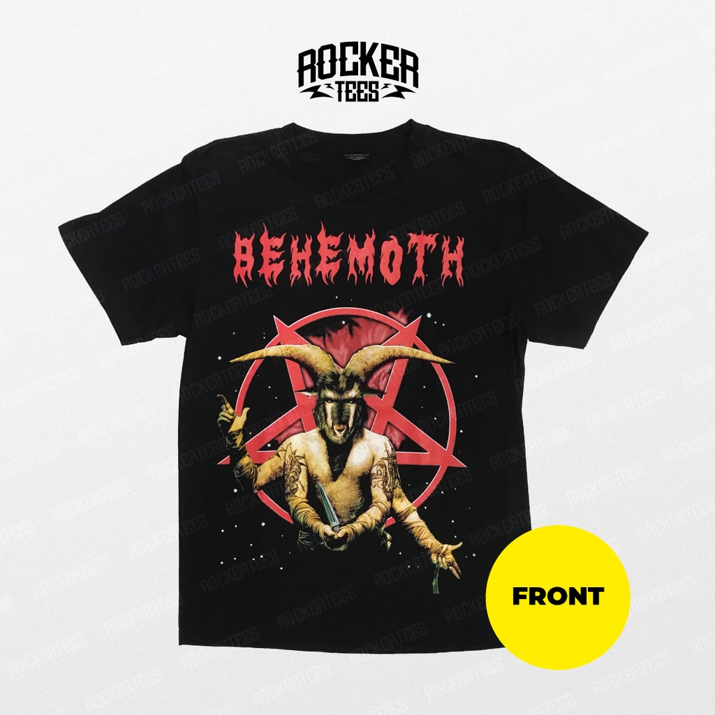 🔥READY STOCK🔥 [0656] Behemoth - Black T-Shirt | Baju Band Legen Rock ...