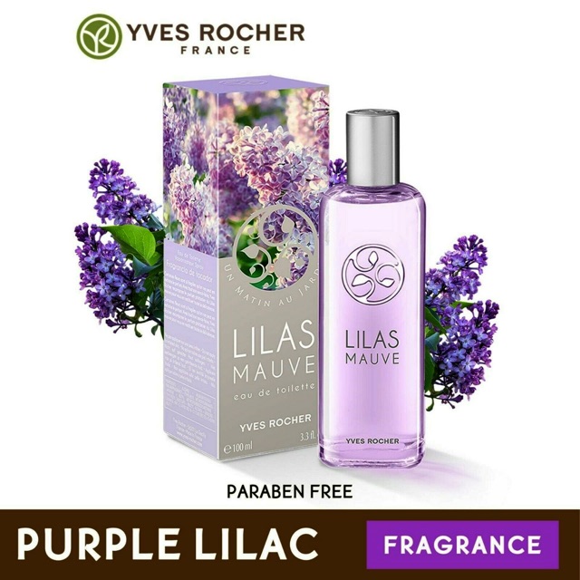 Yves rocher purple 2024 lilac eau de toilette