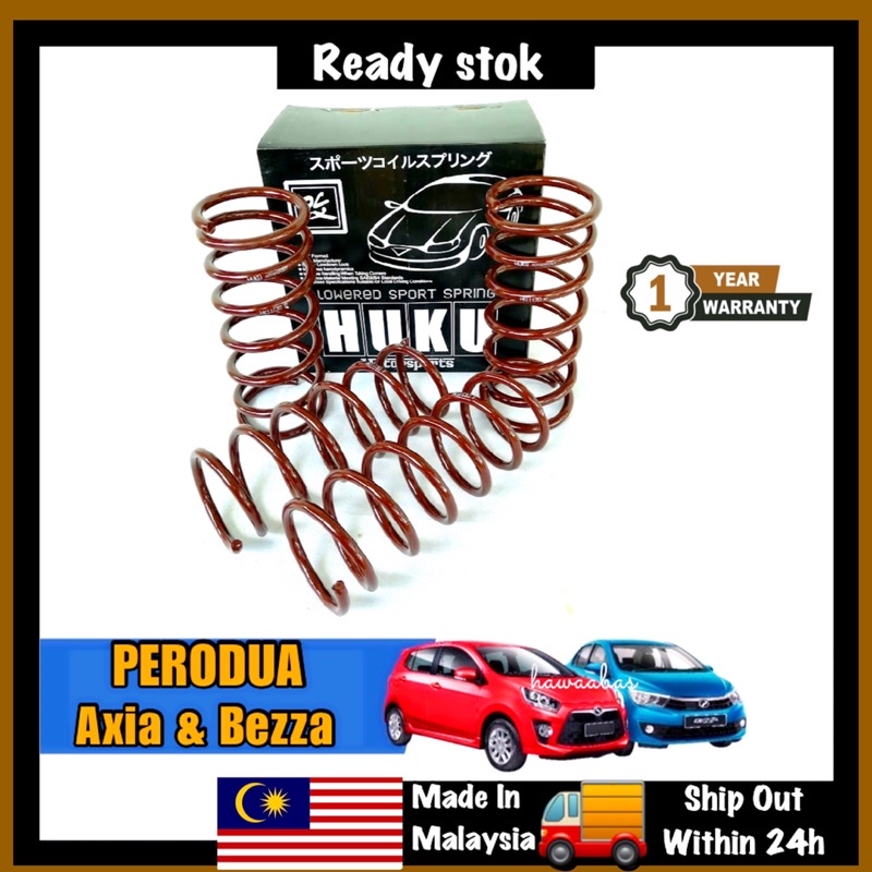 HUKU SPRING SPORT PERODUA AXIA AND BEZZA 💯original 💯 | Shopee Malaysia