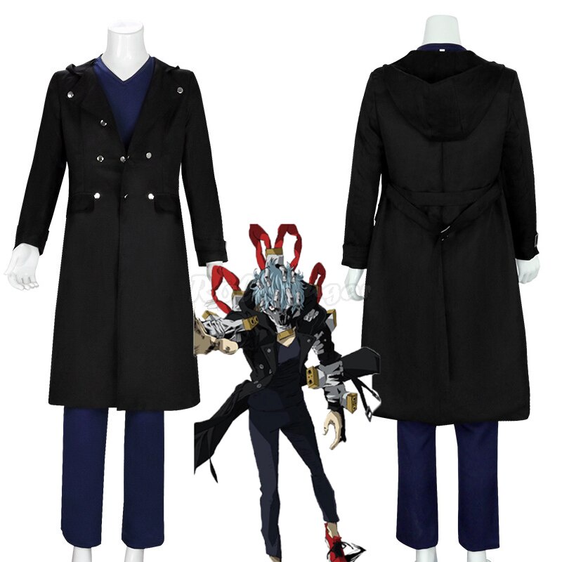 Boku no/My Hero Academia Shigaraki Tomura Cosplay Costume Adult Black ...