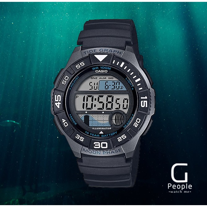 Casio sports tide and moon graph sale