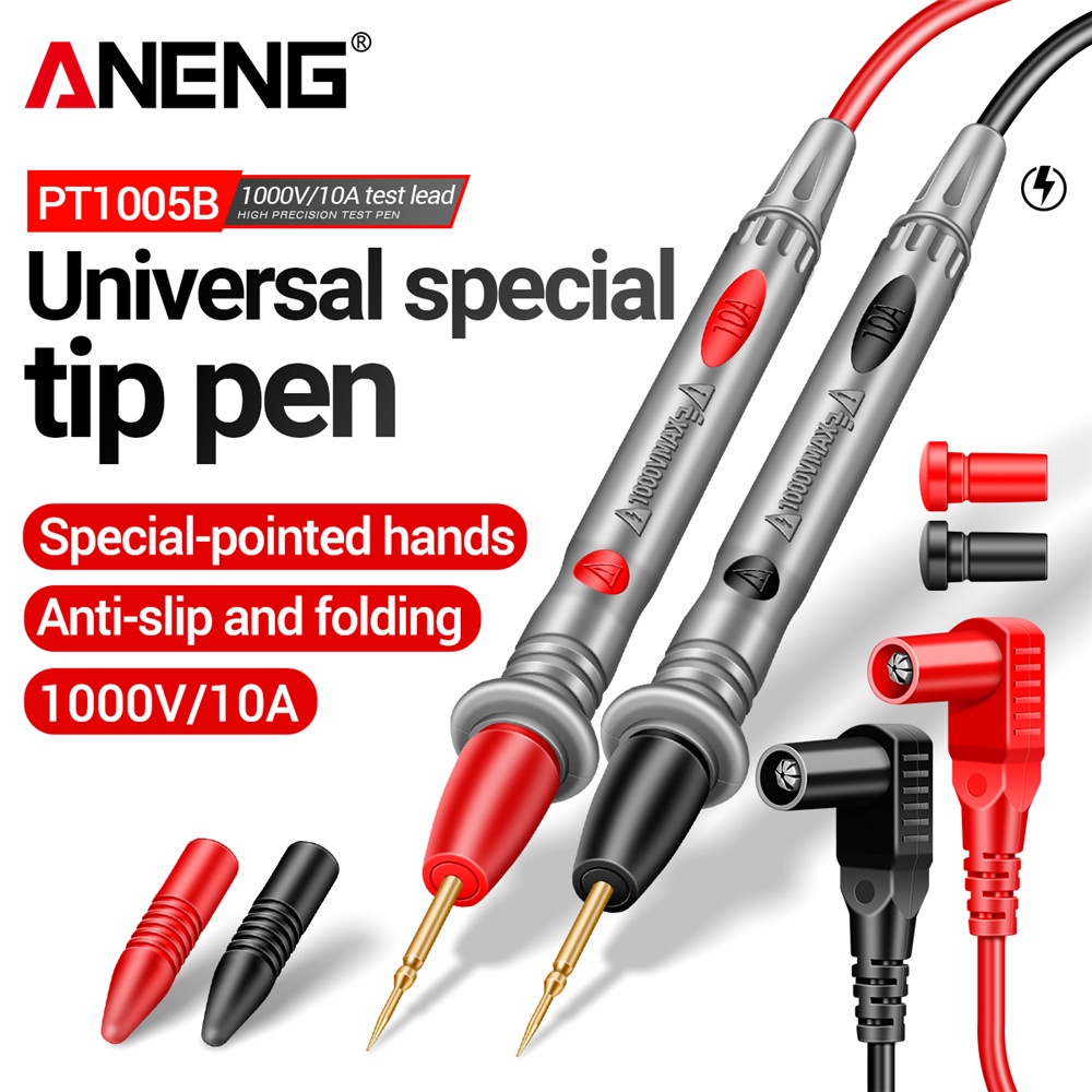 ANENG PT1005B 10A 1000V Digital Multimeter Probe Universal Test Lead ...