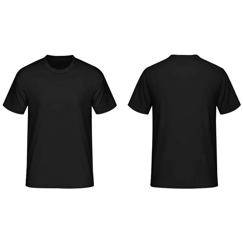 Plain black T-shirt Round Neck | Shopee Malaysia
