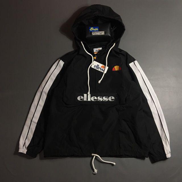 Black Ellesse Cagoule Ellesse Quarter Zip Jacket Dark Green Tie Dye