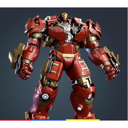 Avengers Iron Man Hulk With Led Light Figure Mainan Transformer Super