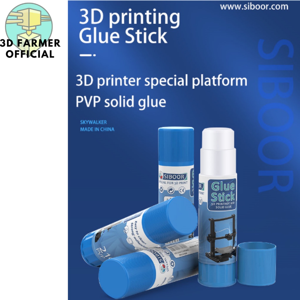 Cheap 3D Printer Glue Sticks PVP Solid Glue Sticks Non-toxic Washable for  Hot Bed Platform Glass Plate