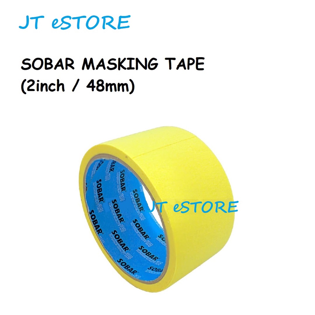 [JT eSTORE] SOBAR Masking Tape (2 inch/ 48mm) | Shopee Malaysia