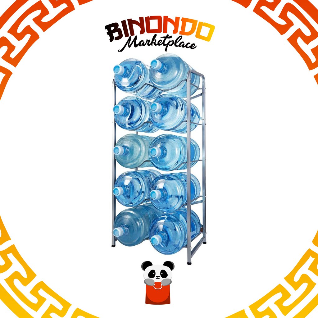 Double Stand 5 Layer Water Rack Water Gallon Rack Dispenser Water ...