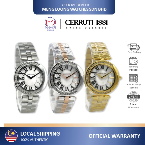 CERRUTI 1881 CTCRM167SN28MS CTCRM167SN28MRT Analog Stainless