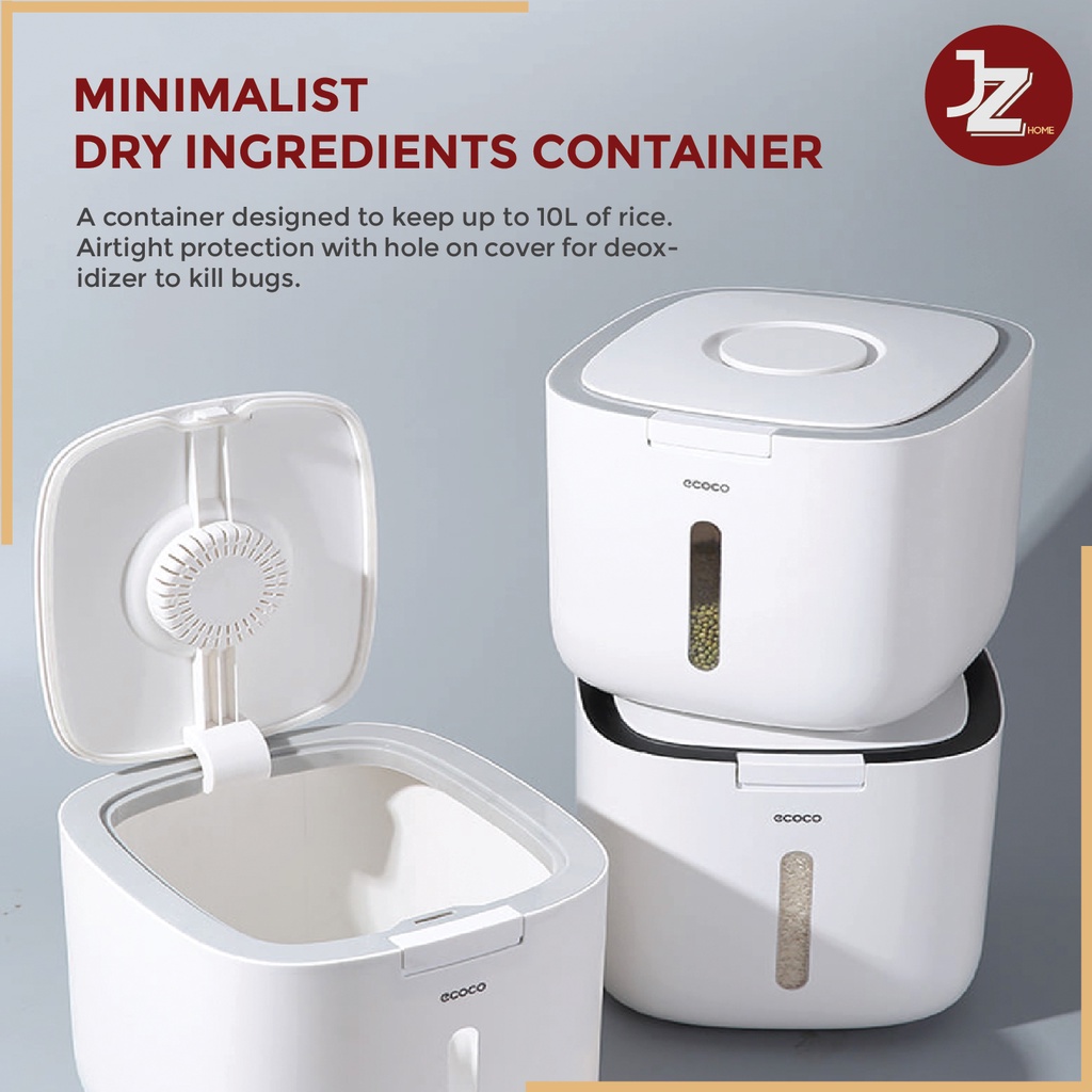 🔥 [Ready Stock] 🈶 Anti Rice-Weevils Dry Food Container | Rice, Nuts ...