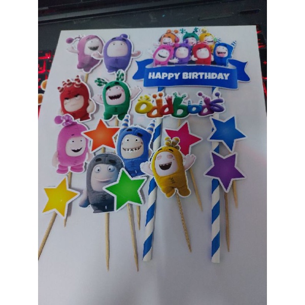 ODDBODS CAKE TOPPER. | Shopee Malaysia