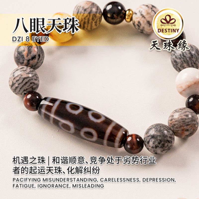 037天珠 上肯 仏七眼天珠 dzibeads！ - 工芸品