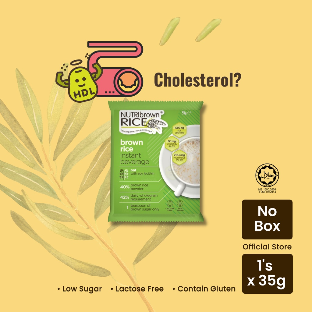 NutriBrownRice (Oat + Soy Lecithin) Brown Rice Oatmilk Loose Sachet