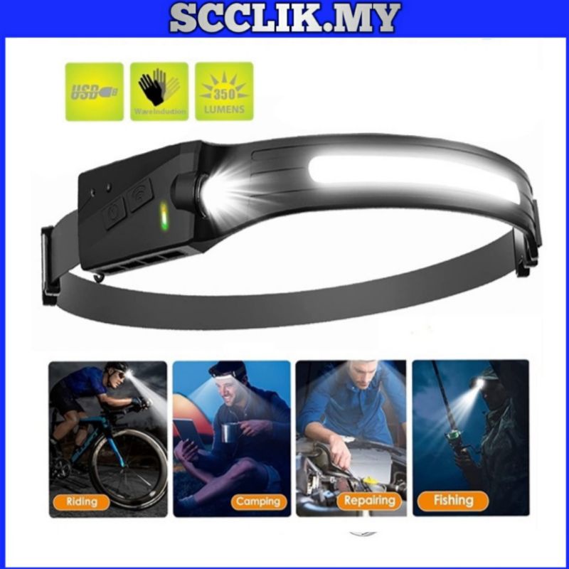 Lampu Kepala LED, Lampu Suluh Kepala, LED Headlamp, Touch Light Kepala ...