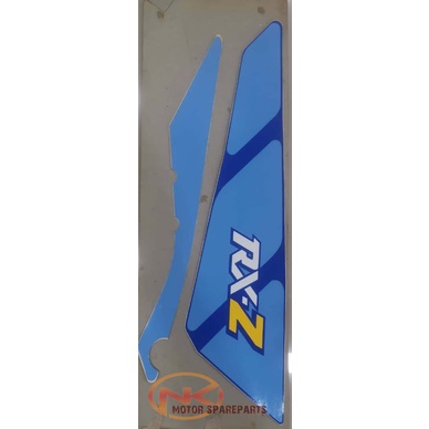 Rxz 5speed (3) blue Sticker Body cover LH/RH, Sticker Tail seat cover ...