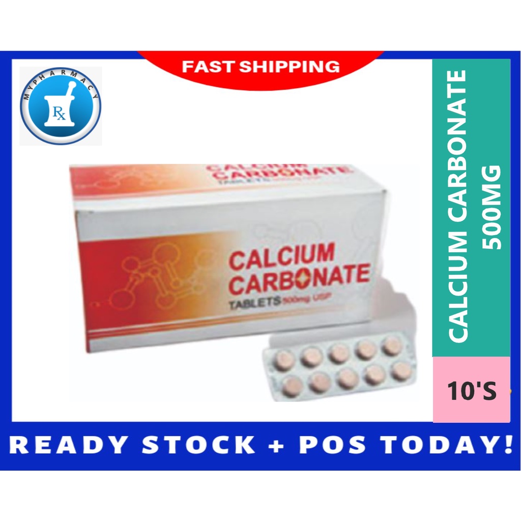 Mpi Calcium Carbonate 500mg 10s Shopee Malaysia