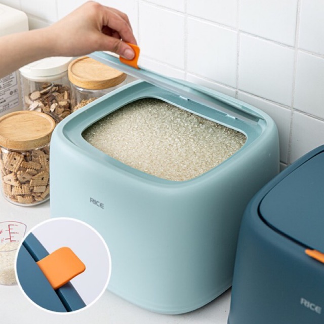 RICE CANISTER / RICE BIN / RICE STORAGE FOR 10KG RICE | Shopee Malaysia