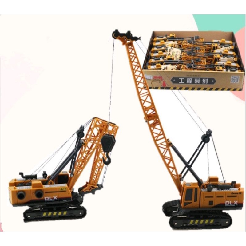Crane Toys Construction Vehicle Excavator Truck Shopee Malaysia