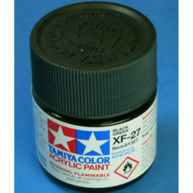 Tamiya 81327 Acrylic Xf27 Black Green | Shopee Malaysia