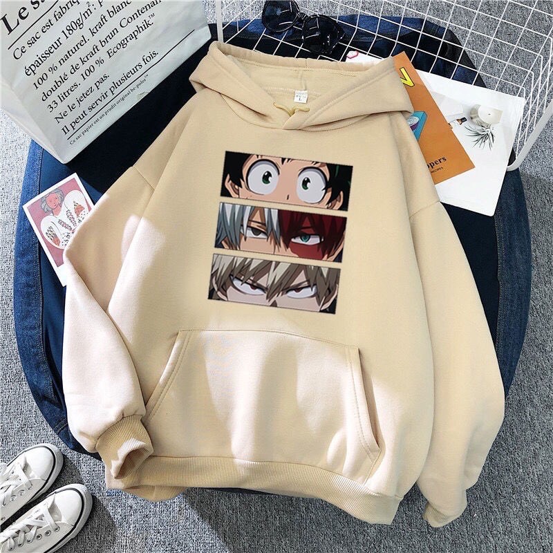My Hero Academia Men Female Hoodies Autumn Casual Pullover Sweats Hoodie Fashion Sweatshirts Japan Anime Hip Hop Shopee Malaysia