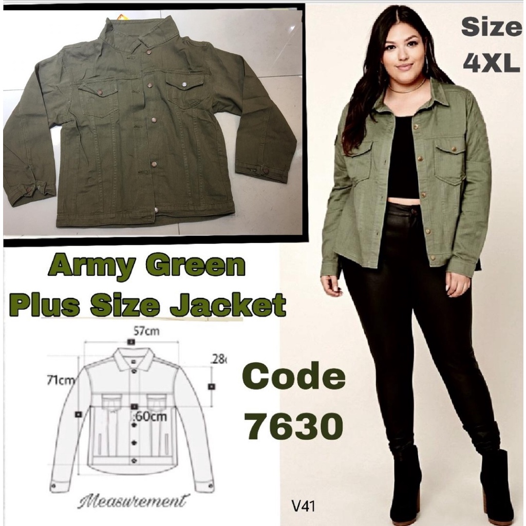 (4XL)Jacket Women Plus Size Jeans Long Sleeve Medium Length Jaket Denim