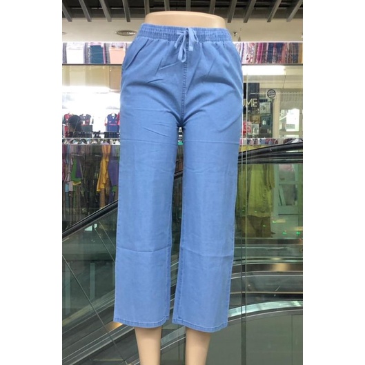 Designer Magenta Linen Cotton Embroidered Palazo Pants Free Size P707