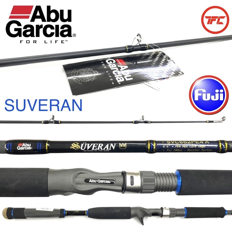 Abu Garcia Suveran Baitcasting & Spinning Rod Baitcast BC Heavy Cover  Snakehead Toman Mekong Popping Cast | Shopee Malaysia