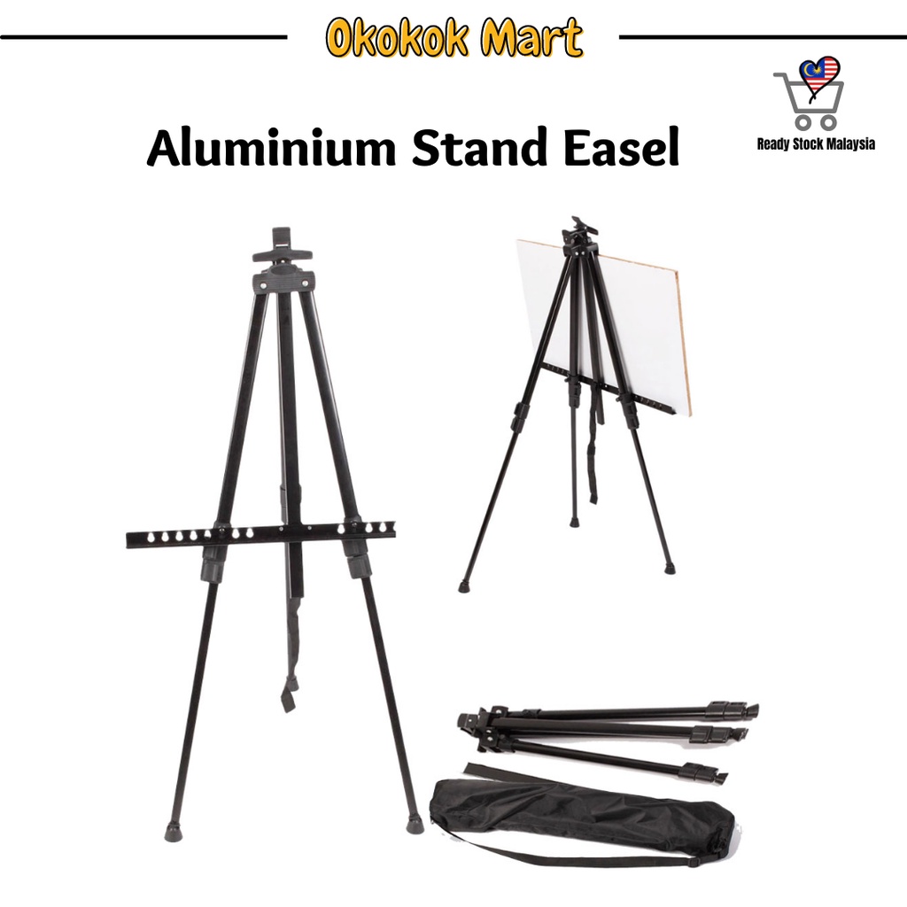 🔥Ready Stock🔥High Quality Aluminium Easel Stand Multipurpose Stand