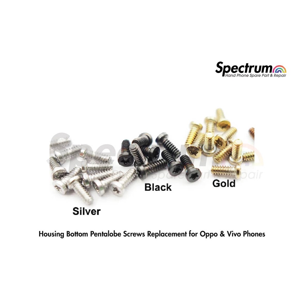 Housing Bottom Pentalobe Screws Replacement for OP / VV / HW Phones (10 ...