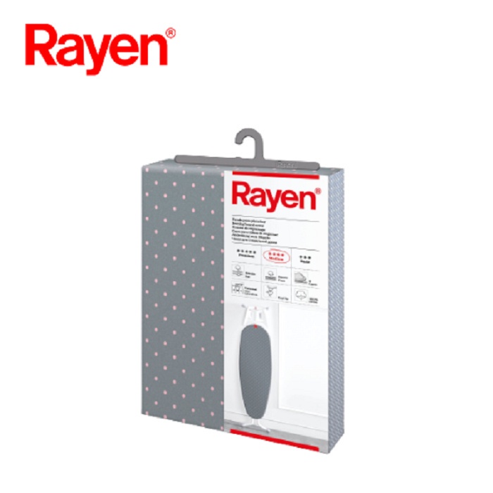 Rayen Clip Felt Ironing Board Cover 3 Layers (Max. Board 126 x 40cm ...