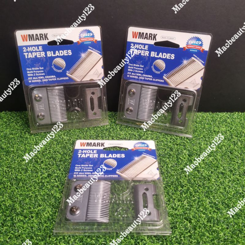 Wmark 2-Hole Taper Blades | Shopee Malaysia