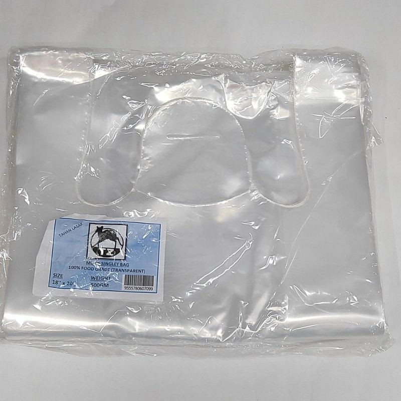 🔥READY STOCK🔥local MD PE plastic singlet bag food grade (transparent ...