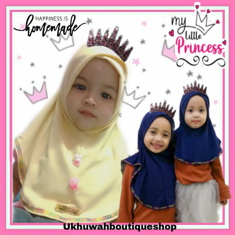 TUDUNG BABY RAYA 2024 BABY CROWN | TUDUNG BAYI PRINCESS (3m-10y ...