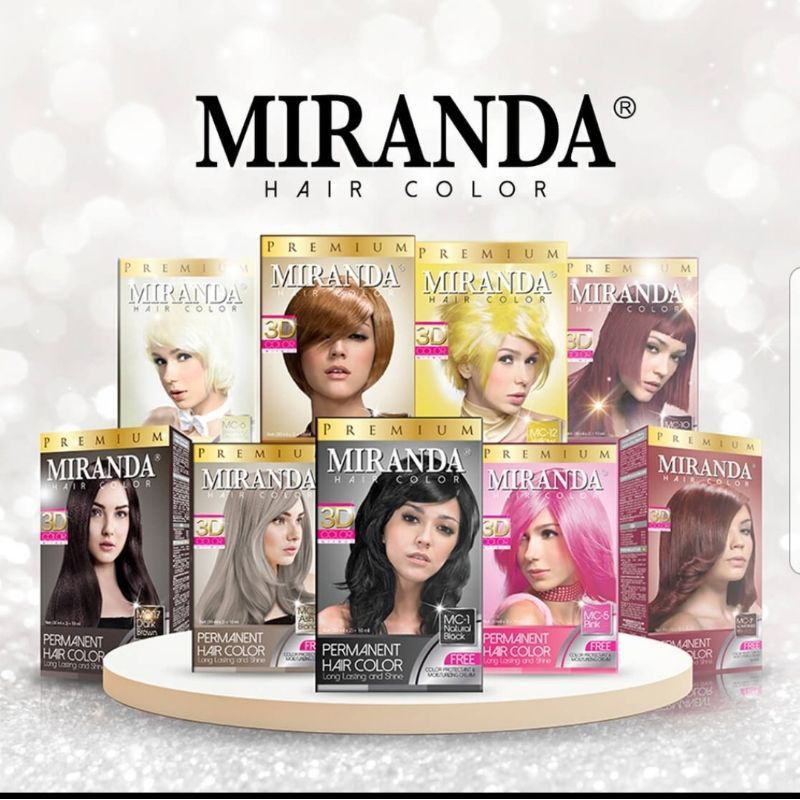 MIRANDA HAIR COLOR 30ML / Miranda Hair Color Bleaching/Decoloring ...