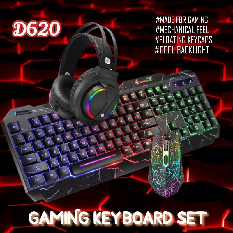 🔥HIGH PRIORITY RGB COMBO SET🔥 Lightning Gaming Keyboard Mouse and ...