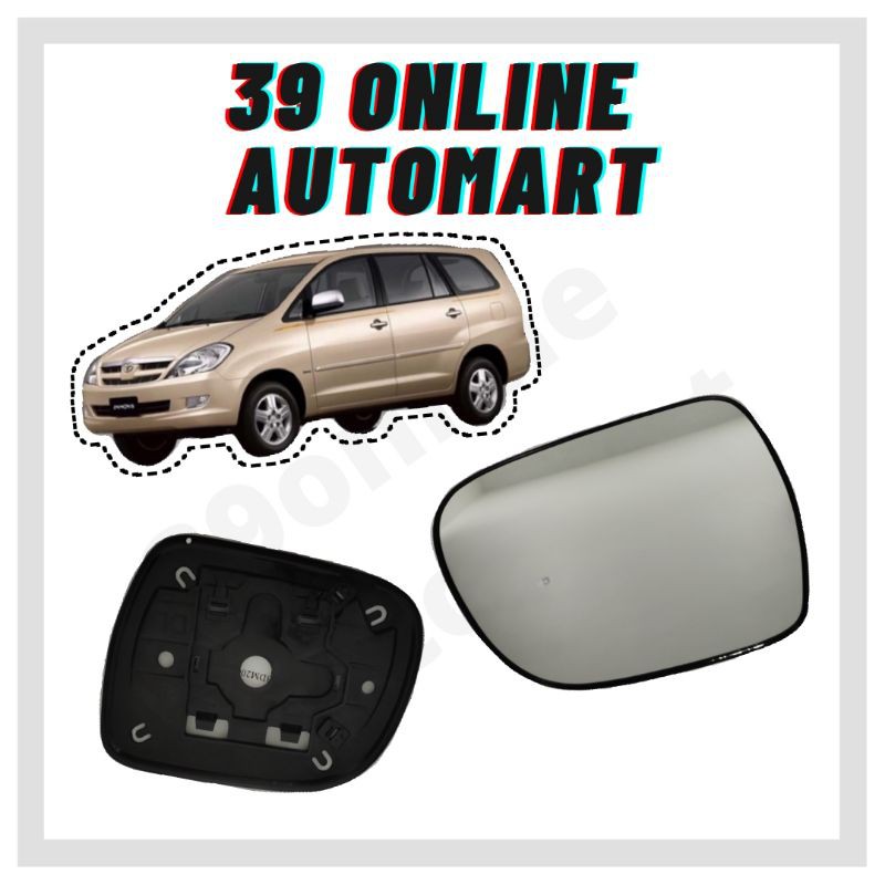 TOYOTA INNOVA 20052014 SIDE MIRROR GLASS Shopee Malaysia