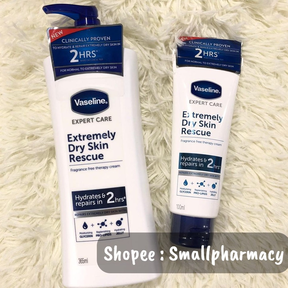 Vaseline Expert Care Extremely Dry Skin Rescue Fragrance free therapy ...